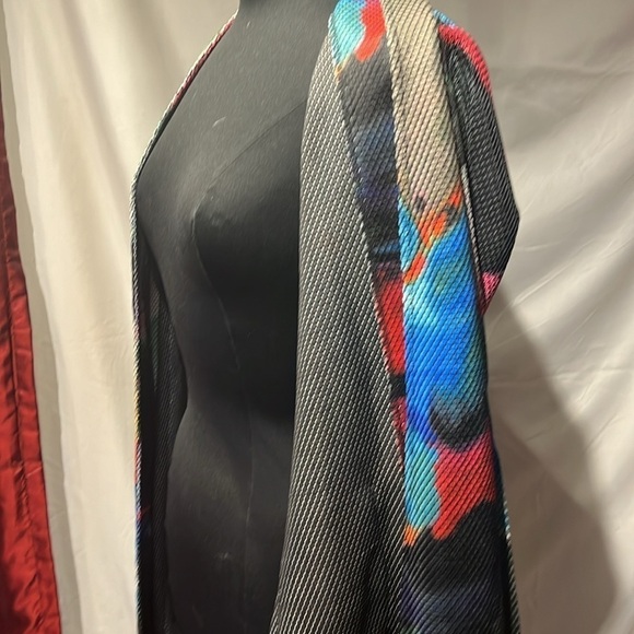 Womens retro jacket nwt polyester colorful trench coat - Picture 10 of 12